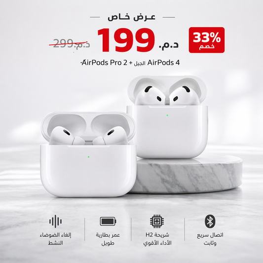 AirPods Pro 2ᵉ/4ᵉGeneration ( Version USA + Garantie)