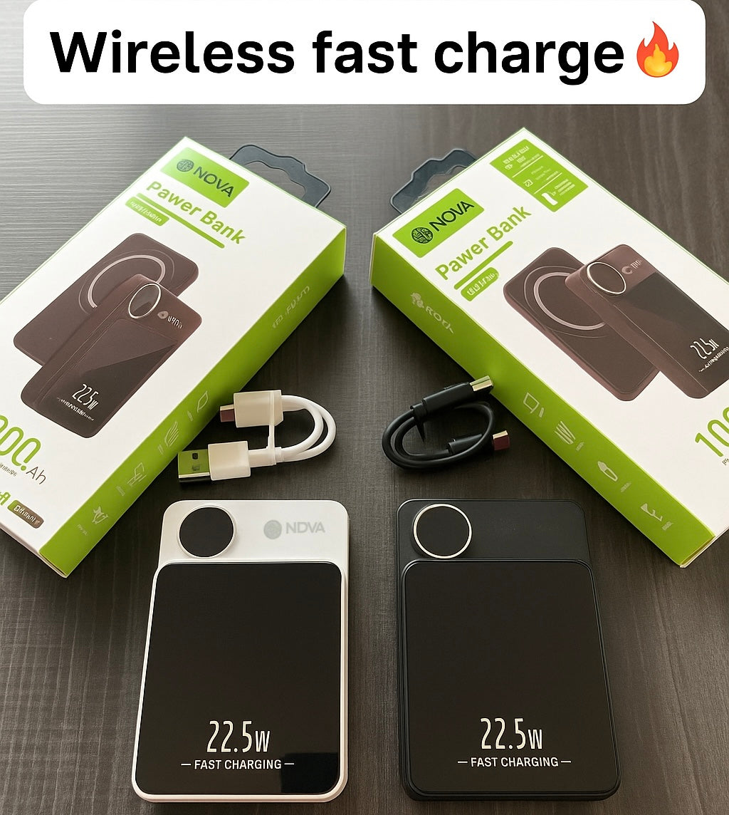 Nova Wireless PowerBank 10000Mah Fast charge 22.5W