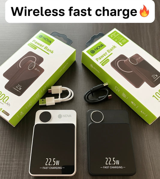 Nova Wireless PowerBank 10000Mah Fast charge 22.5W