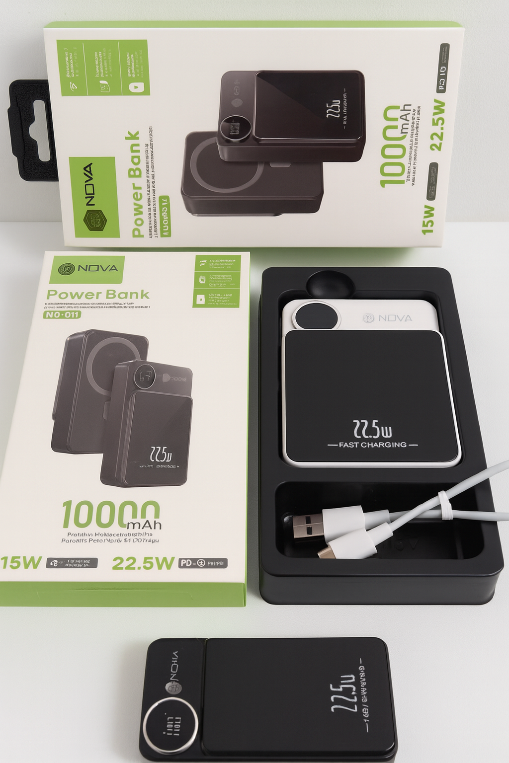 Nova Wireless PowerBank 10000Mah Fast charge 22.5W